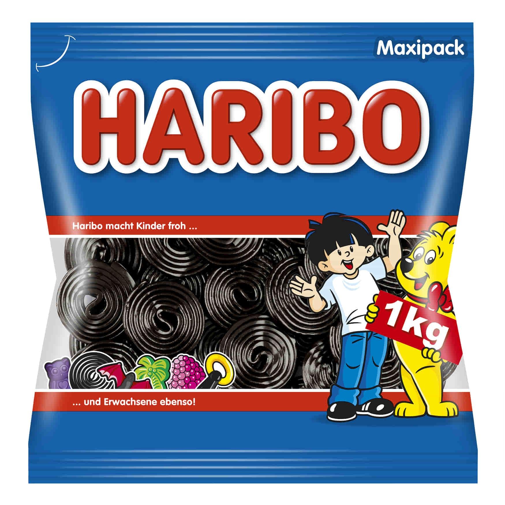 Haribo licorice snails 1kg_0