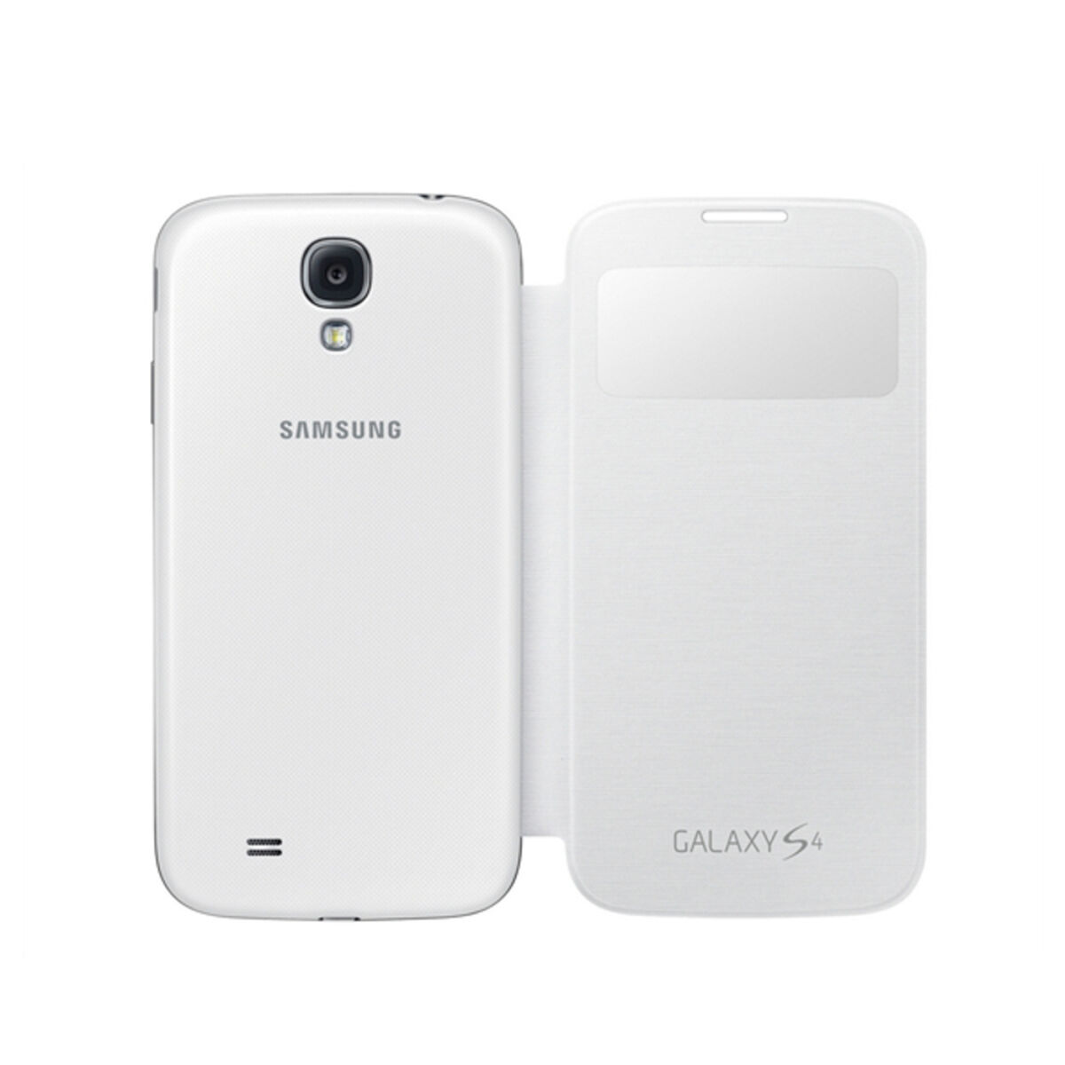 Folio Mobile Phone Case Samsung Galaxy S4 i9500 White_2