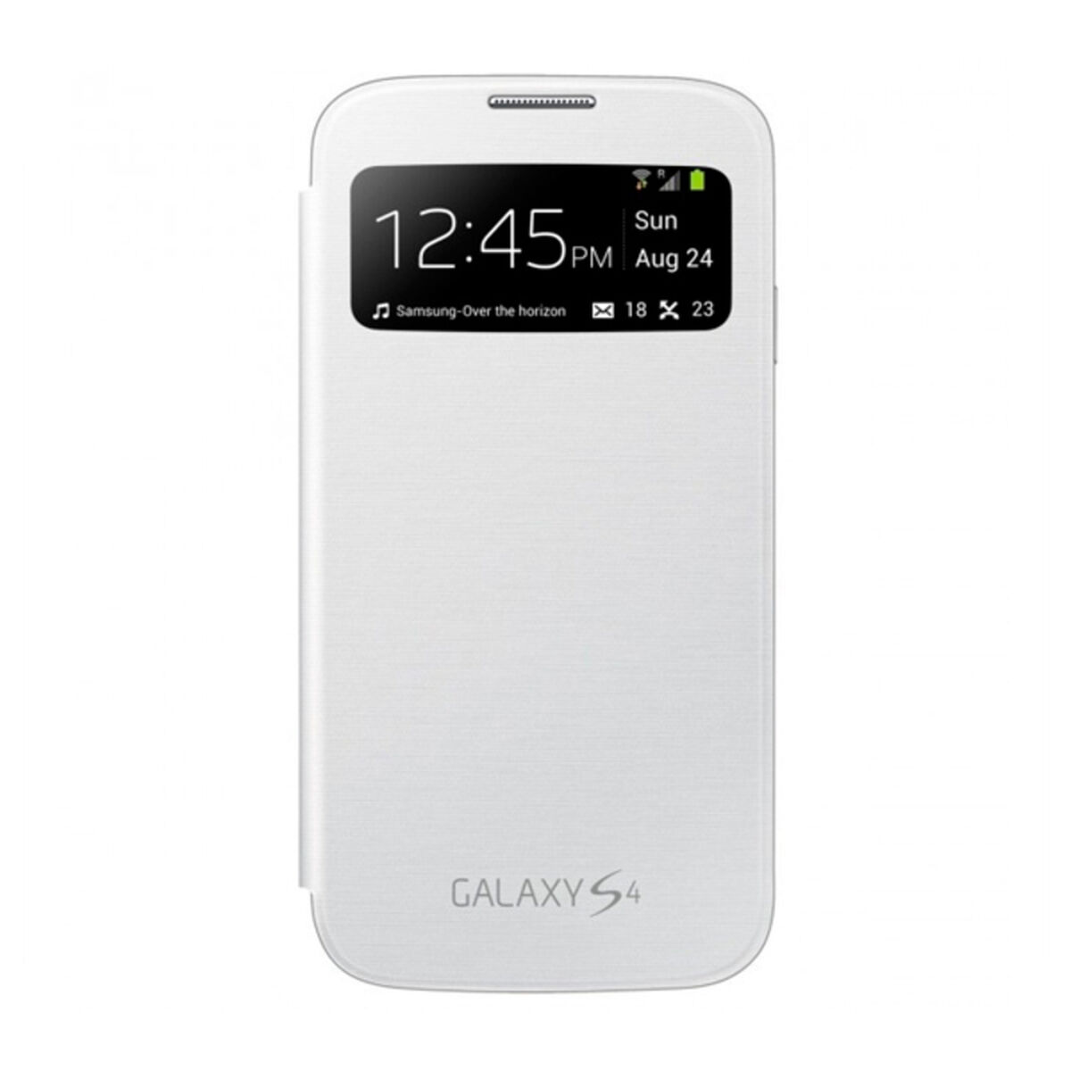 Folio Mobile Phone Case Samsung Galaxy S4 i9500 White_4