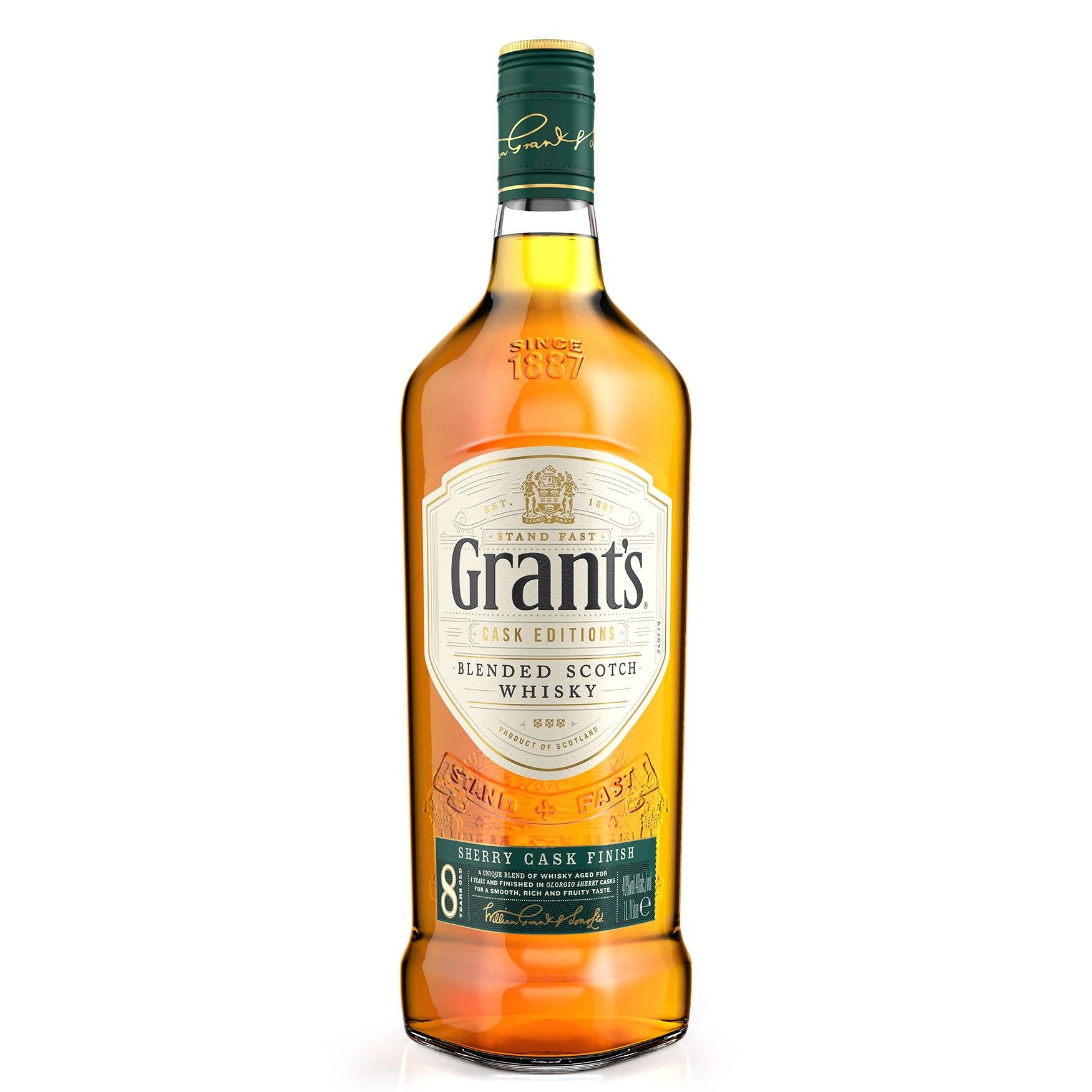 Grant's 8 YO Sherry Cask Whisky 40% 1l_0