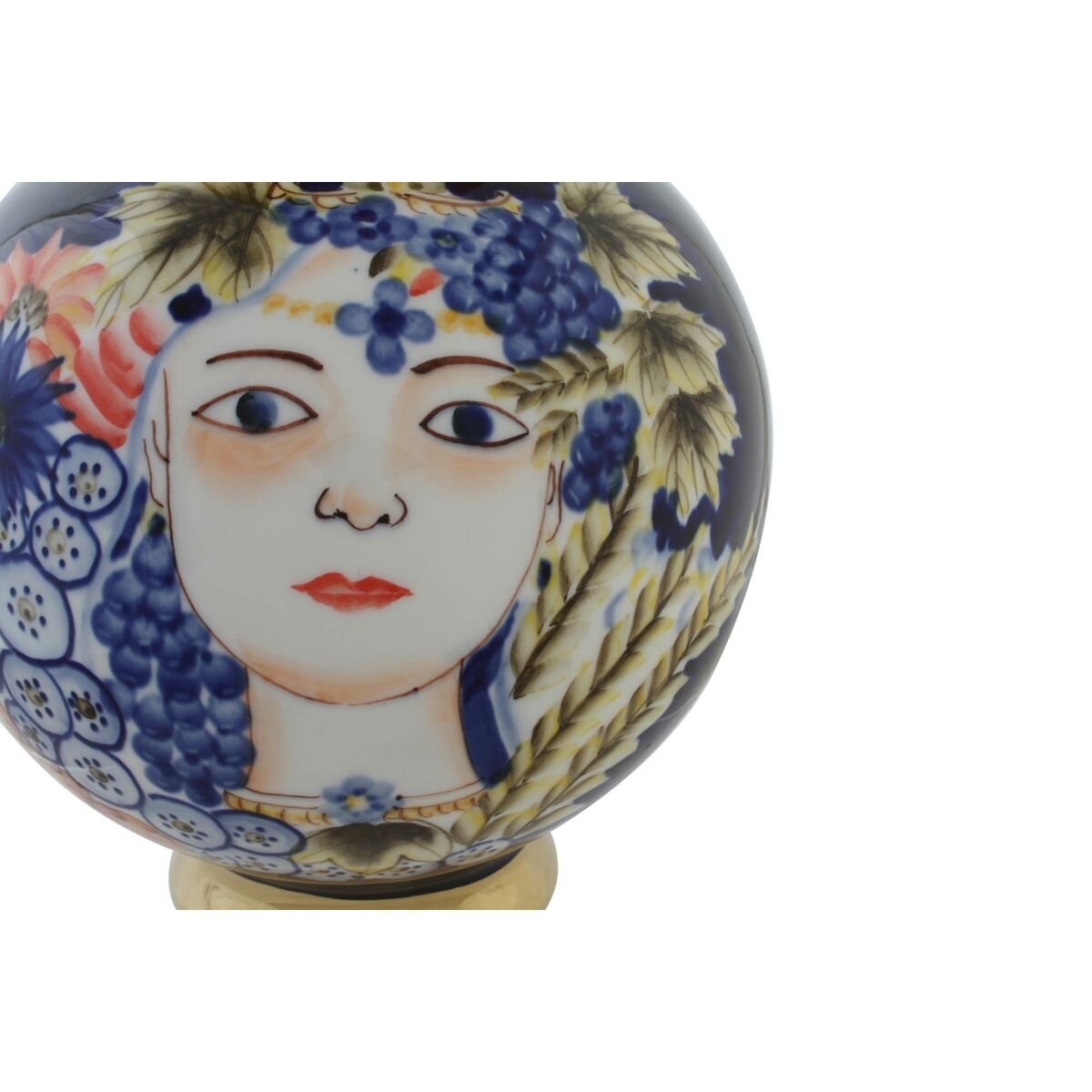 Vase DKD Home Decor Porcelain Black Shabby Chic (19 x 19 x 23 cm)_5