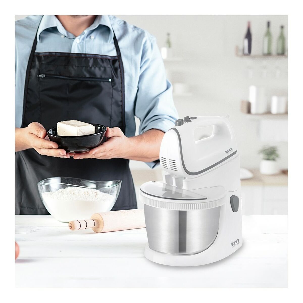 Mixer-Kneader with Bowl TM Electron 400 W_14