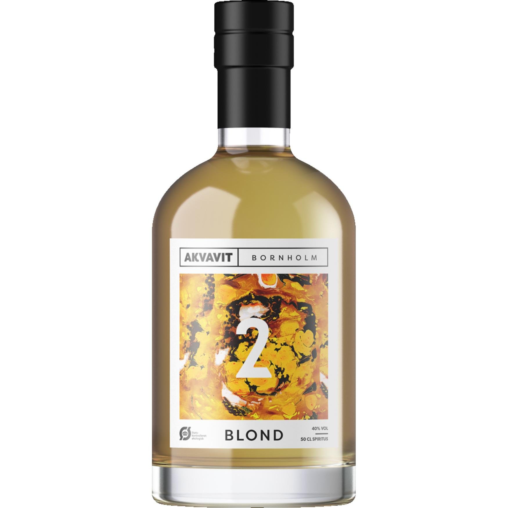 Bornholm Akvavit Blond 40% 0,5l BIO_0