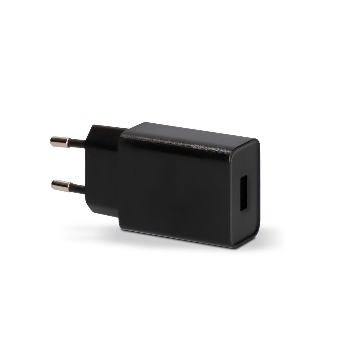 Wall Charger + USB A to USB C Cable KSIX USB Black_14