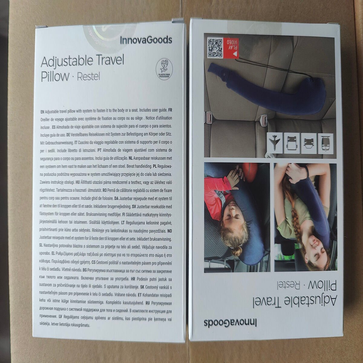 InnovaGoods Adjustable Travel Pillow with Seat Attachment_24