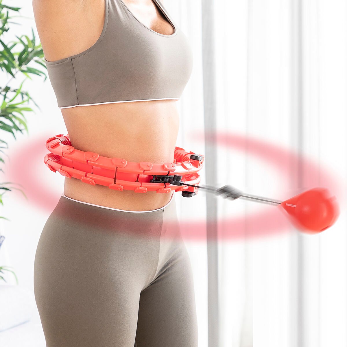 Adjustable Smart Fitness Hoop with Weight Fittehoop InnovaGoods_5