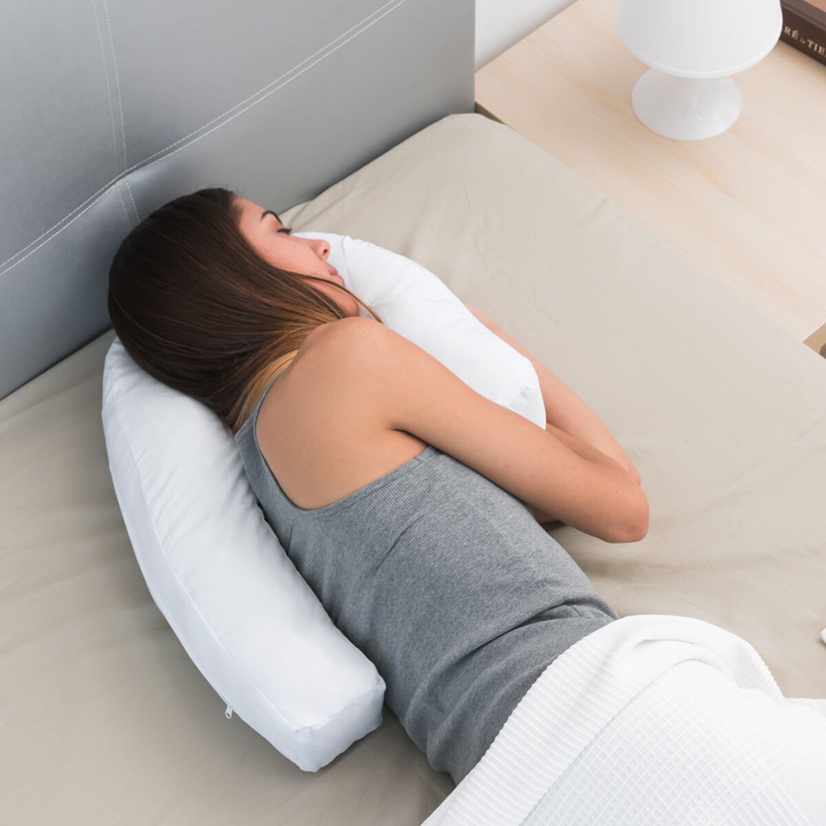 InnovaGoods U Side Sleepers Ergonomic Pillow_15