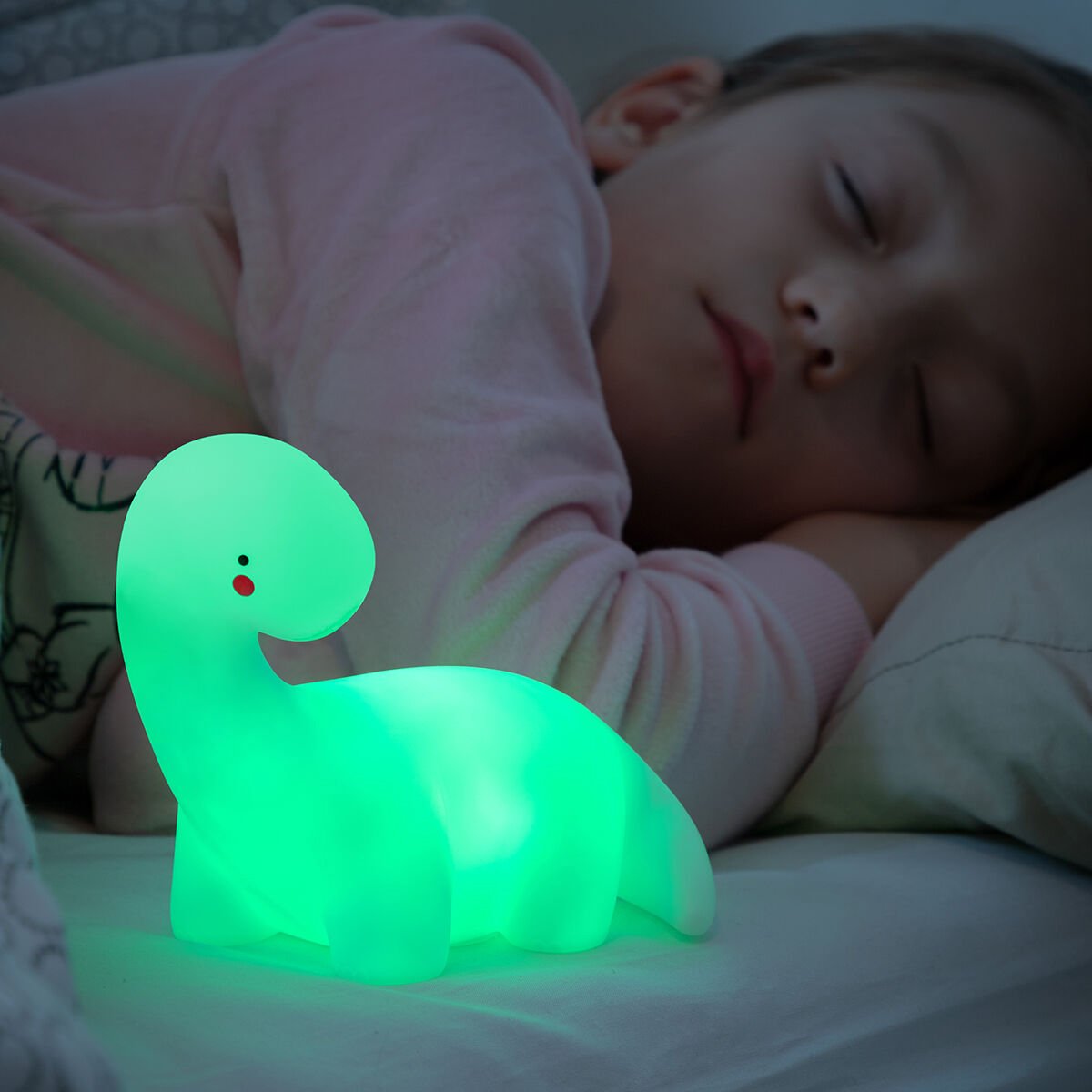 Dinosaur Multicolour LED Lamp Lightosaurus InnovaGoods_3