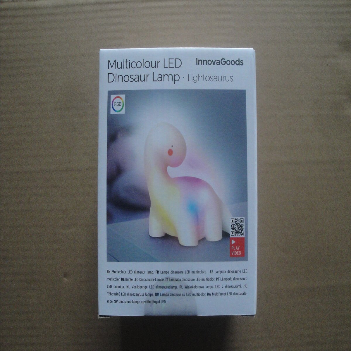 Dinosaur Multicolour LED Lamp Lightosaurus InnovaGoods_21