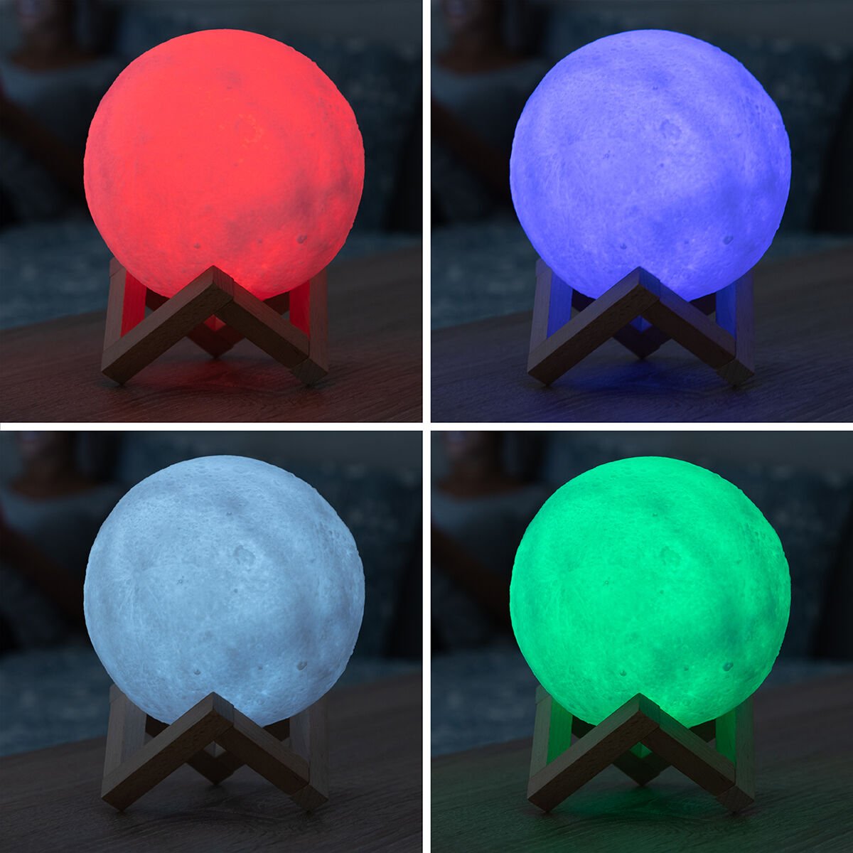 Rechargeable LED Moon Lamp Moondy InnovaGoods_31