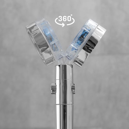 Økodusj med trykkpropell og rensefilter Heliwer InnovaGoods_20