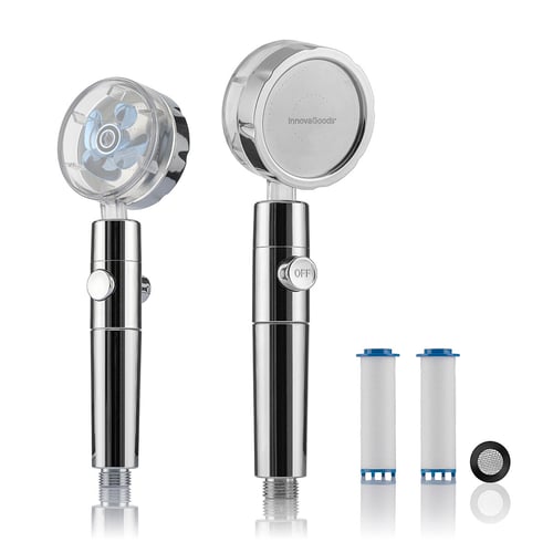 Økodusj med trykkpropell og rensefilter Heliwer InnovaGoods_30