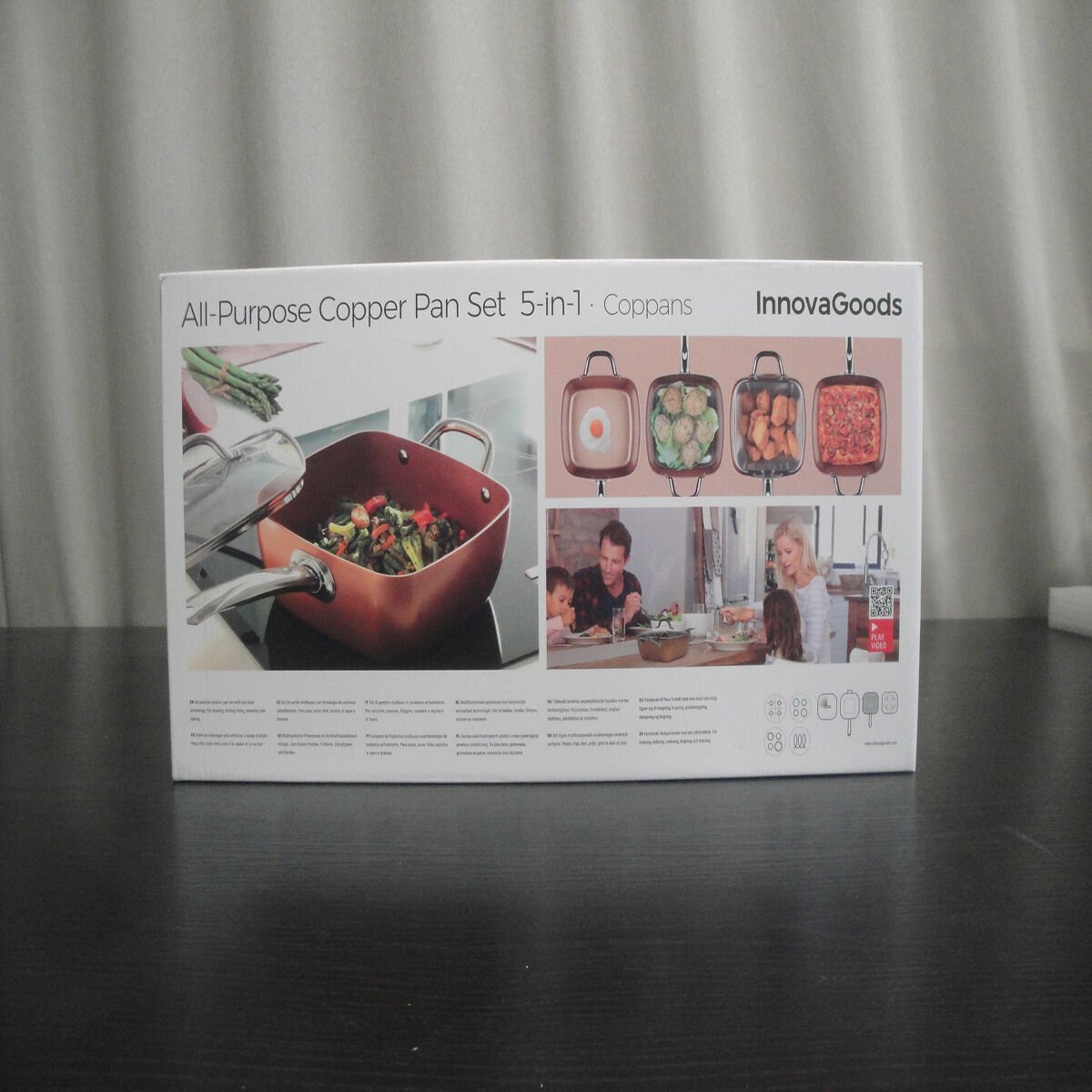 InnovaGoods All-Purpose Copper Pan Set 5 in 1 (4 Pieces)_47