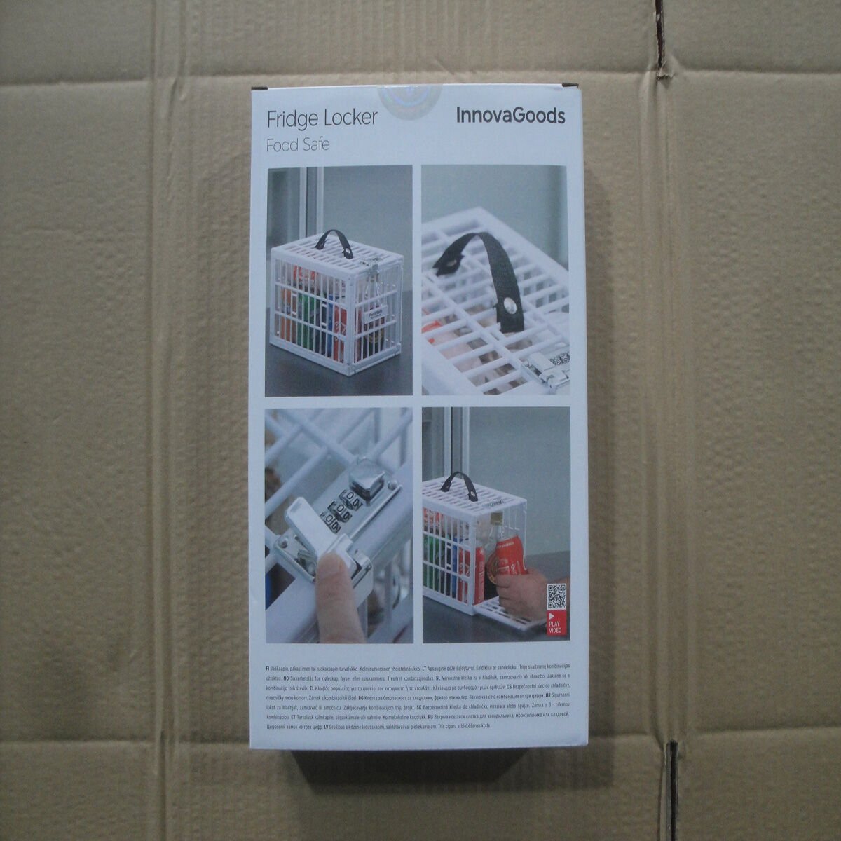 InnovaGoods Food Safe Fridge Locker_30