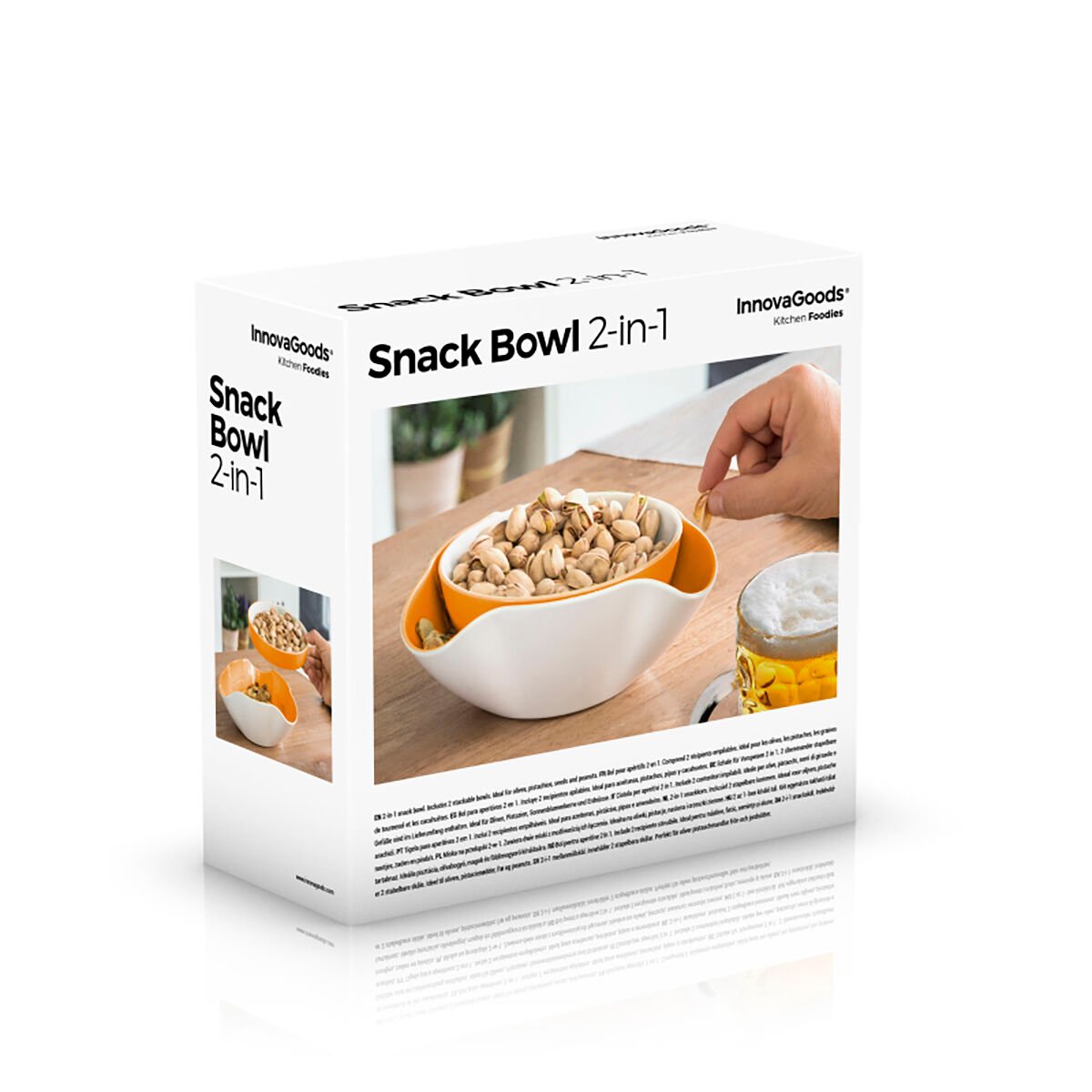  InnovaGoods 2-in-1 Snack Bowl (2 Pieces)_28