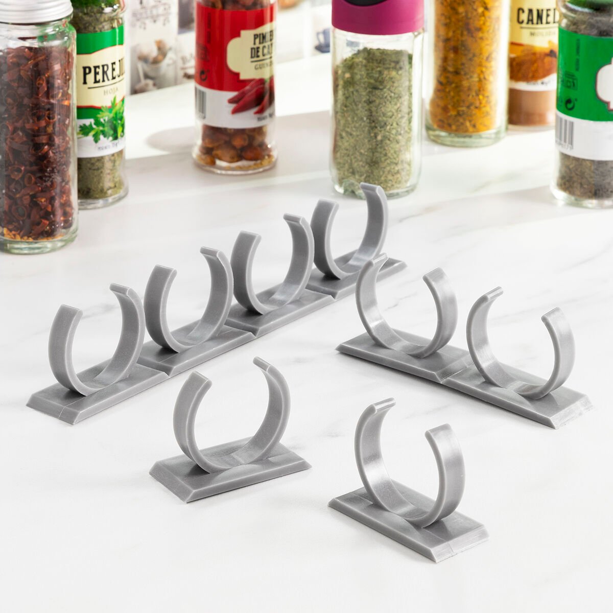 Adhesive and Divisible Spice Organiser Jarlock x20 InnovaGoods_13