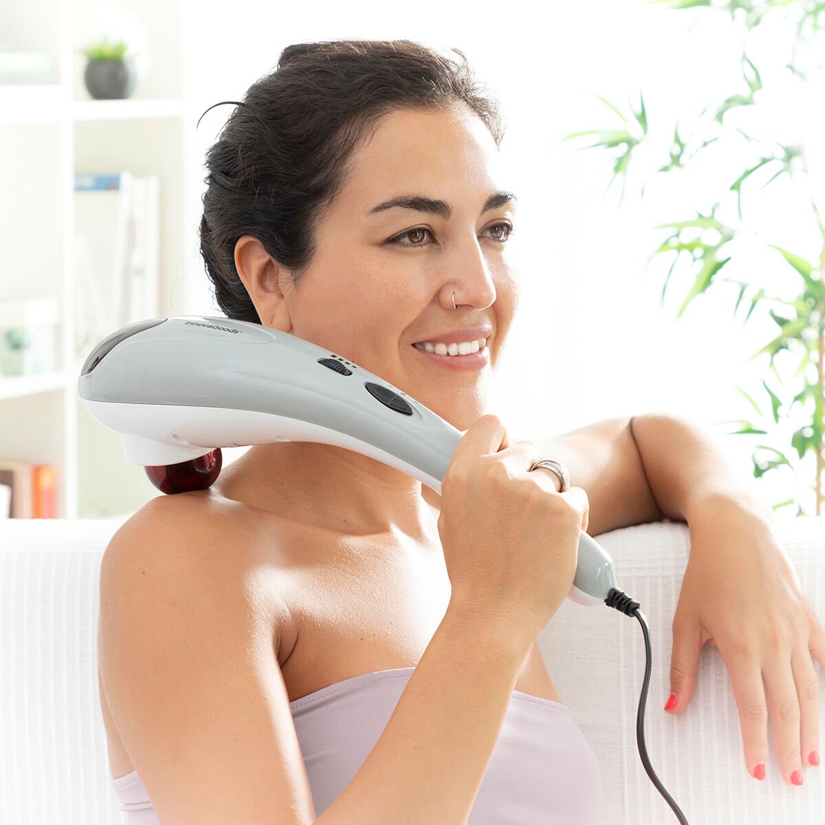 Electric Handheld Massager Halaxer InnovaGoods_5