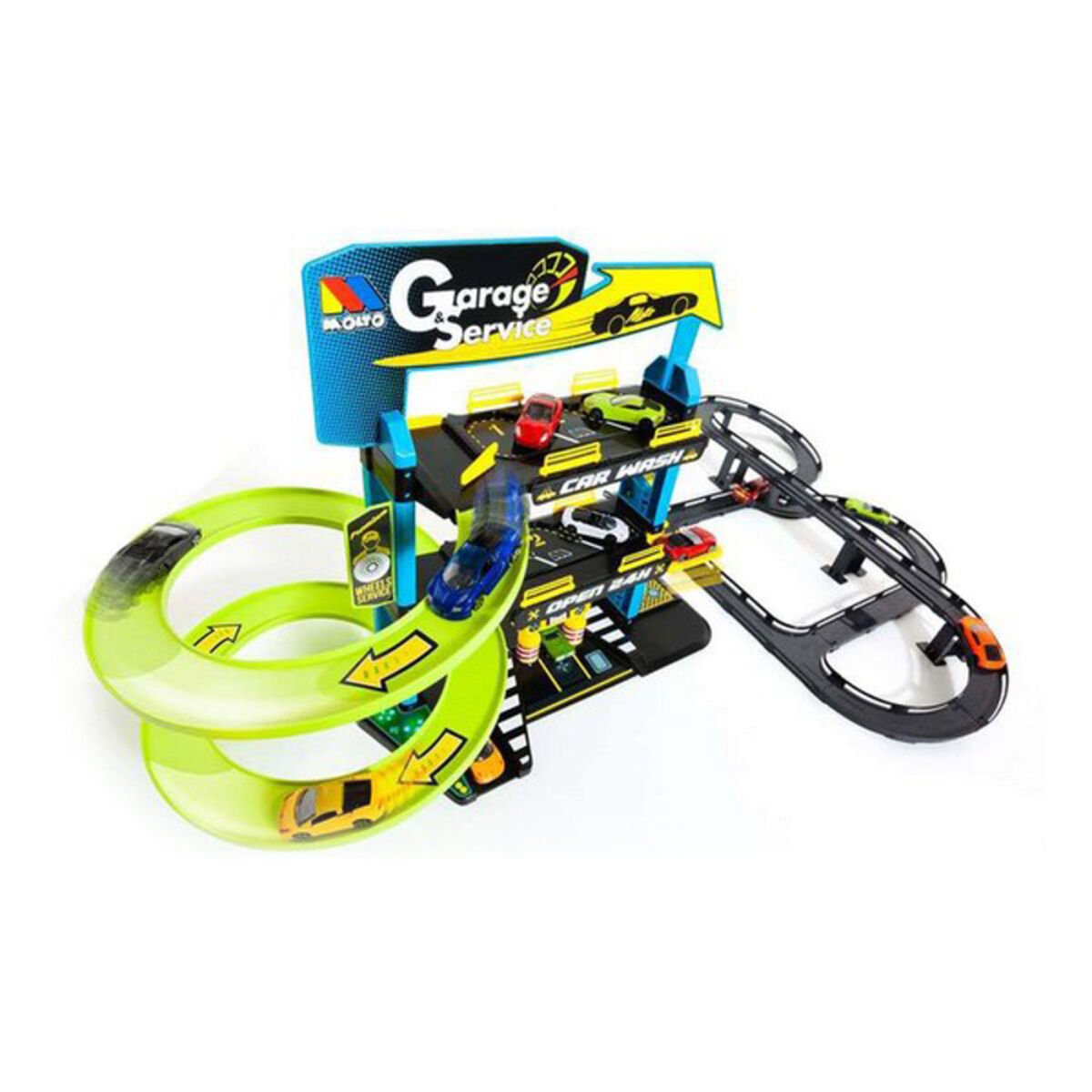 Car park with Cars Moltó (59 x 55 x 33) (5 pcs)_10