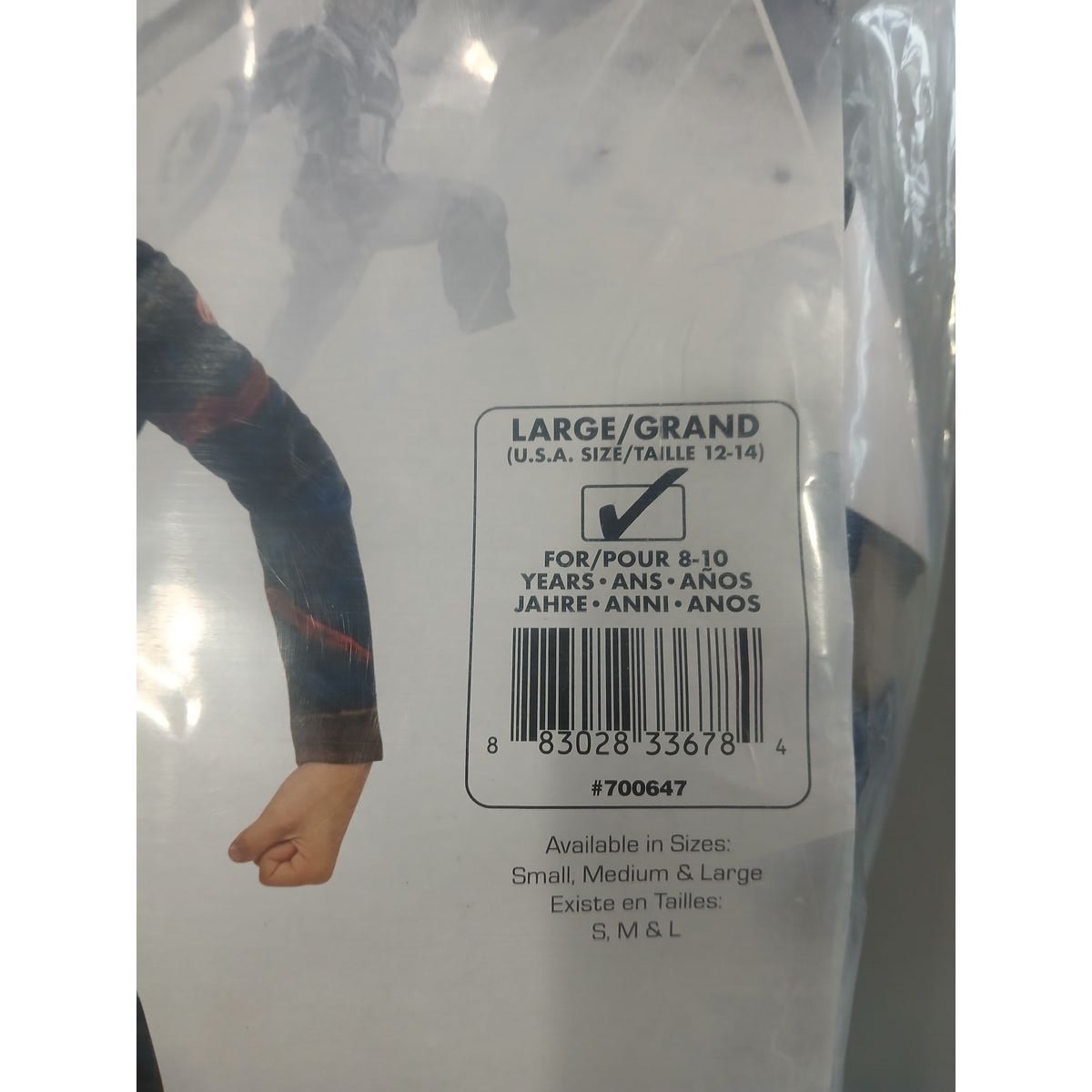 Kostume til børn Captain America Avengers Rubies (8-10 år)_4