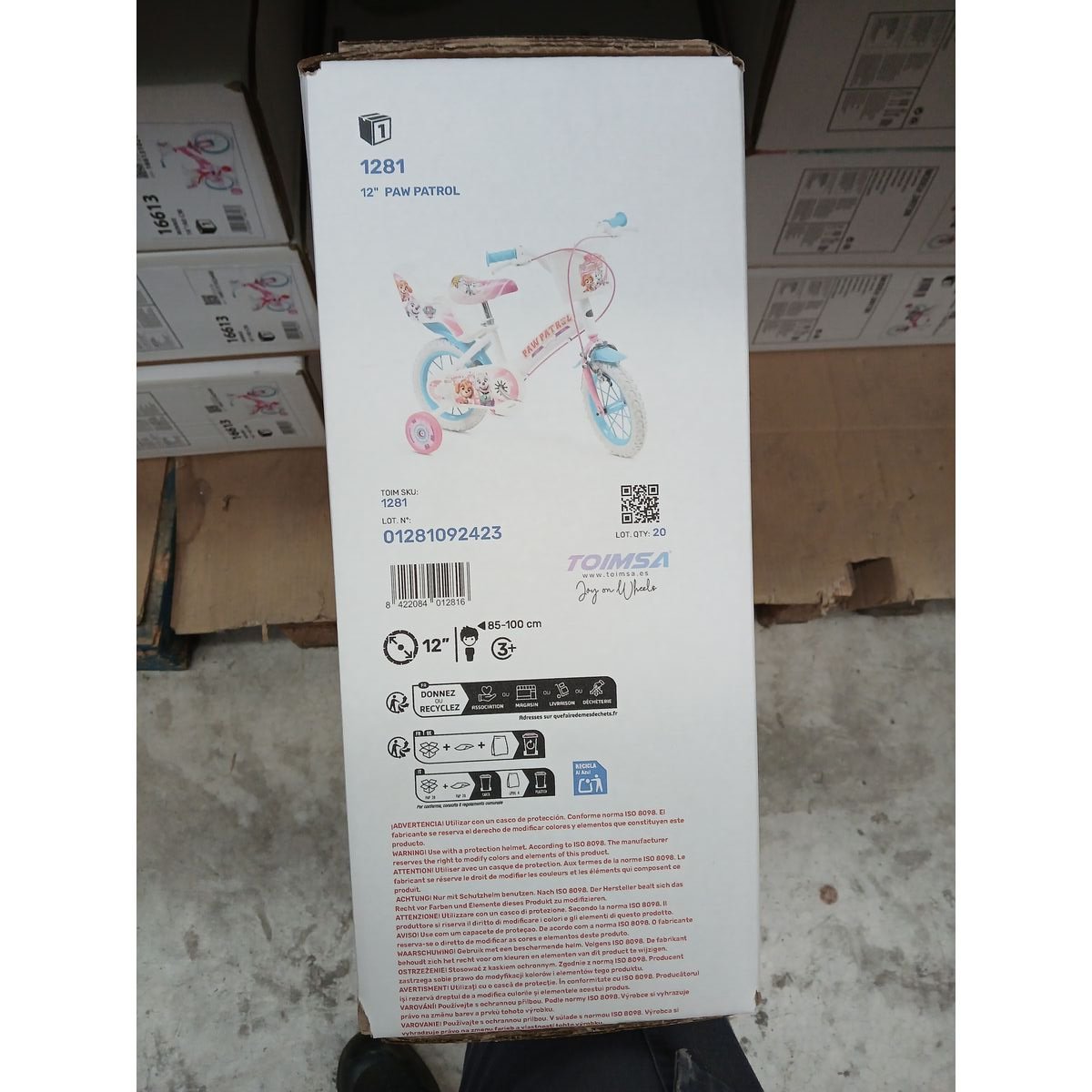 Børnecykel Paw Patrol Toimsa (12")_3