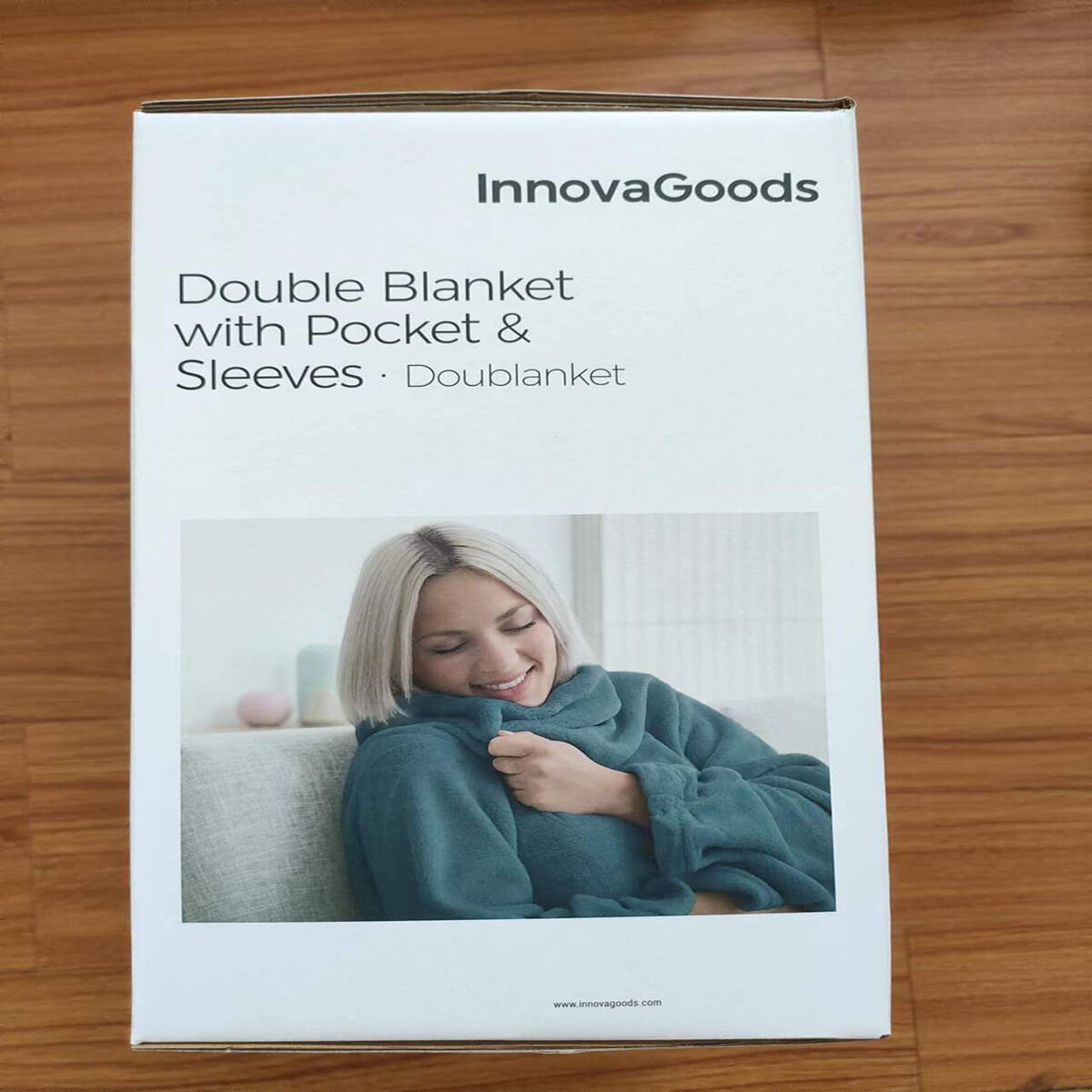 Double Sleeved Blanket with Central Pocket Doublanket InnovaGoods_11