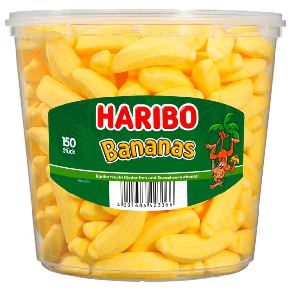 <div>Haribo Bananas 150pcs 1,05kg</div>_0