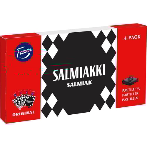 Fazer Salmiakki 4-Pak 160g_0