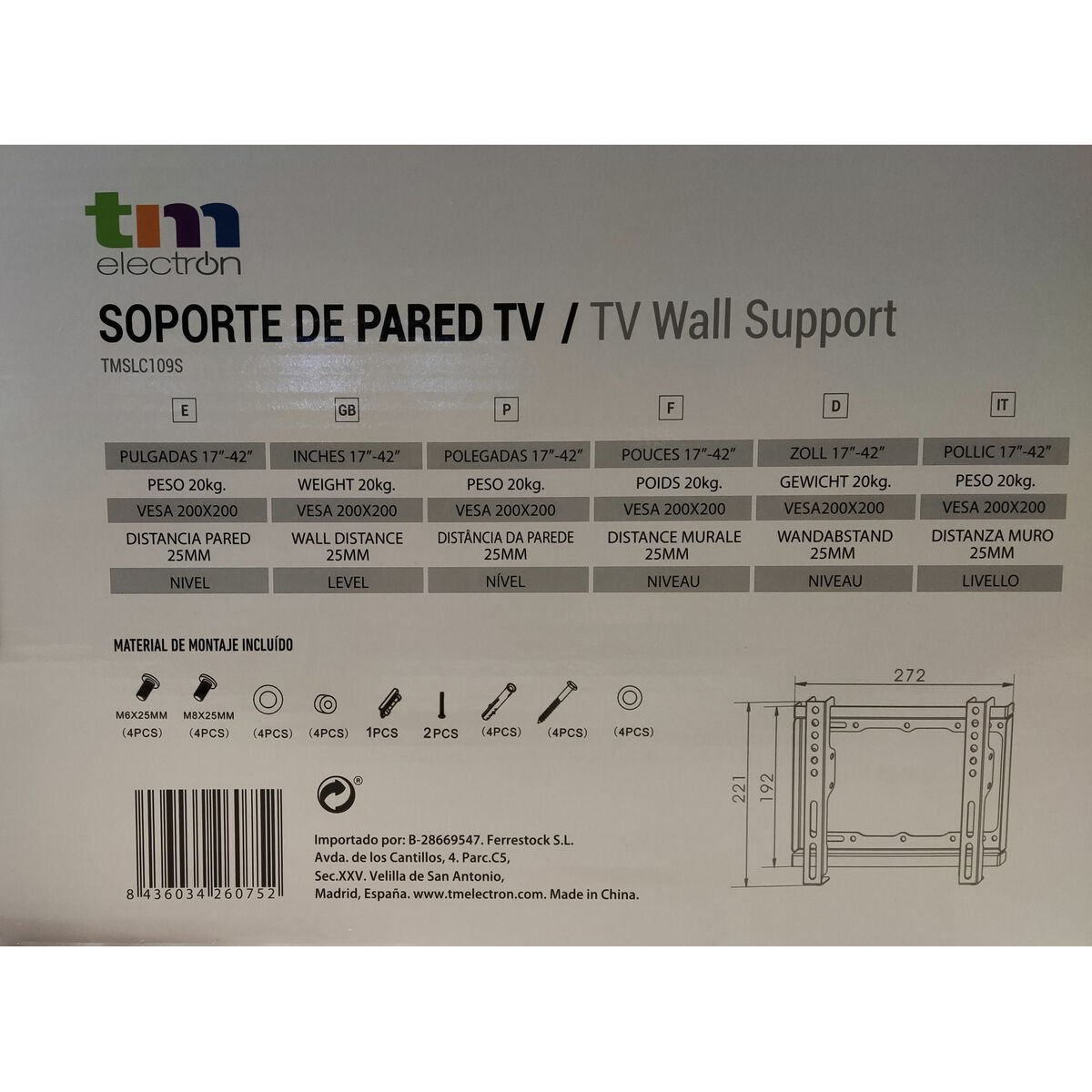TV Mount TM Electron 20 kg 17-42_4