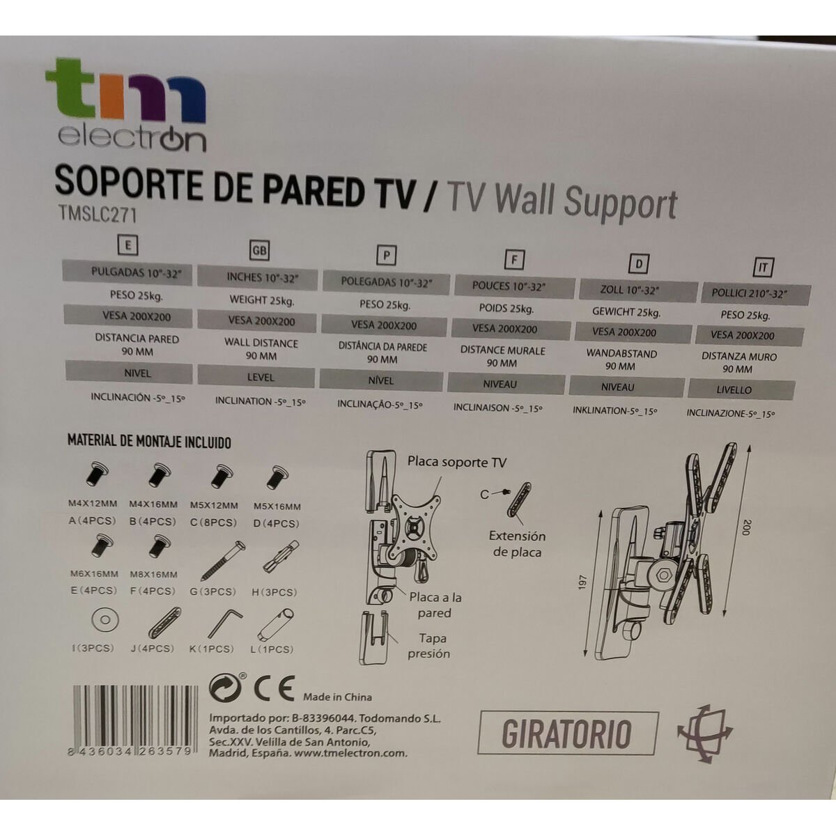 TV Mount TM Electron 25 kg 10-32_4
