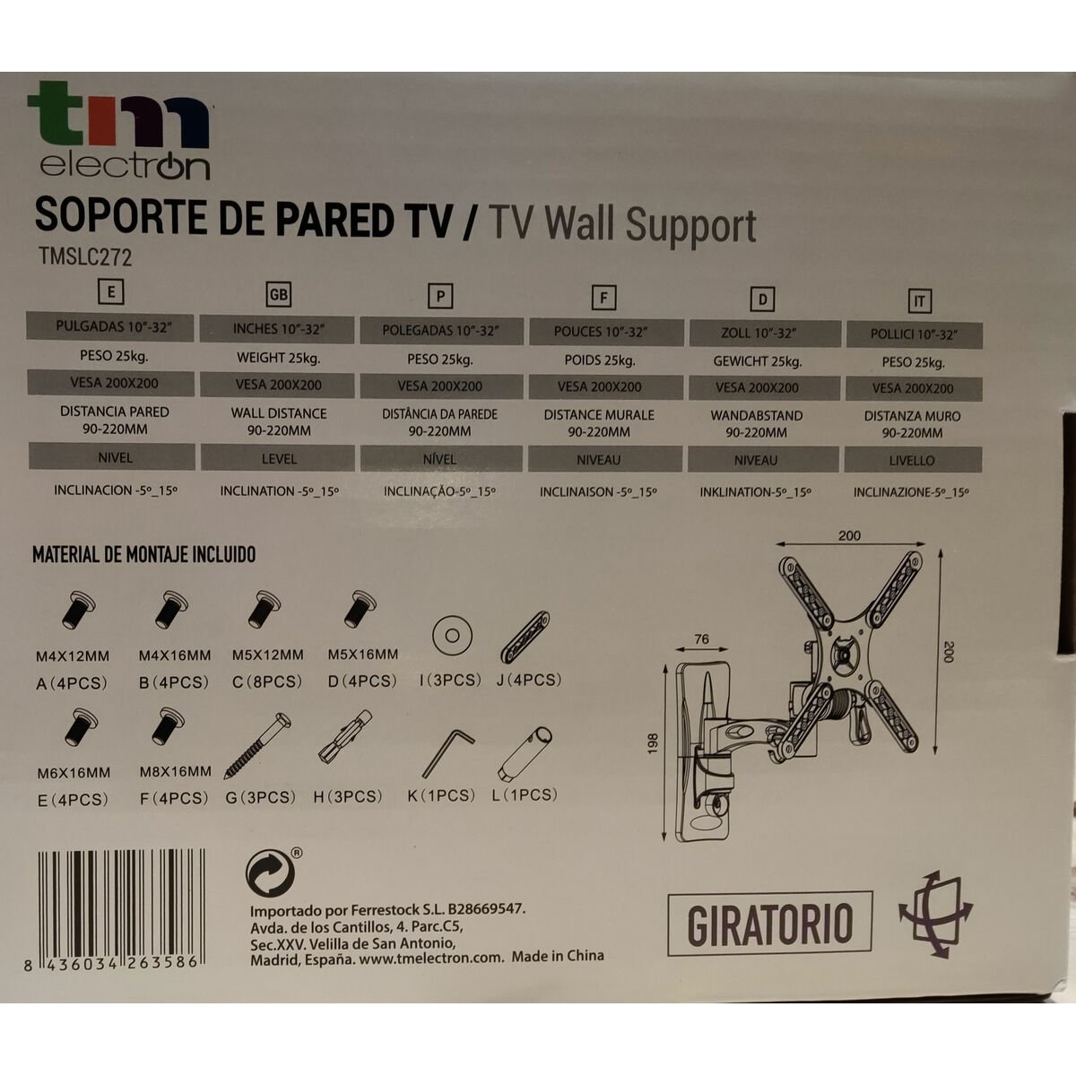 TV Mount TM Electron 25 kg 10-32_13