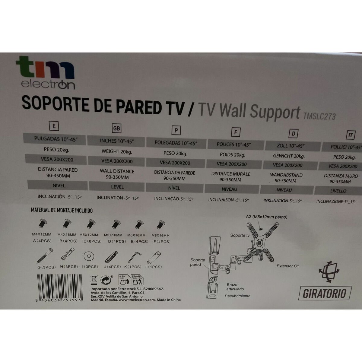 TV Mount TM Electron 20 kg 10-32_13