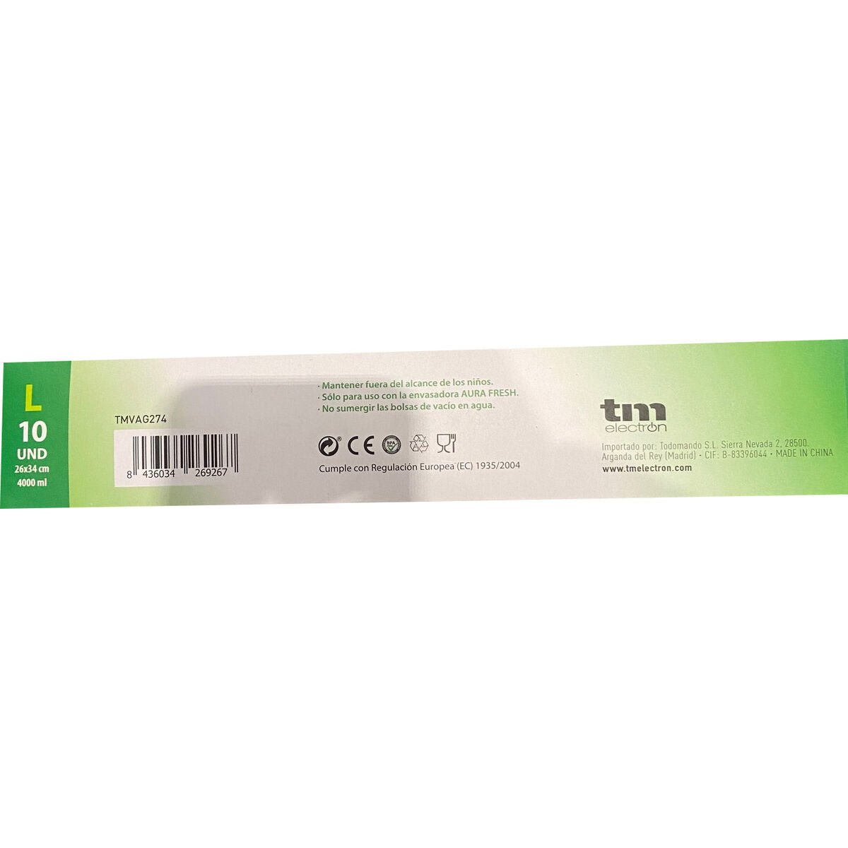 Bag TM Electron Vacuum-packed (26 x 34 cm) (10 uds)_4