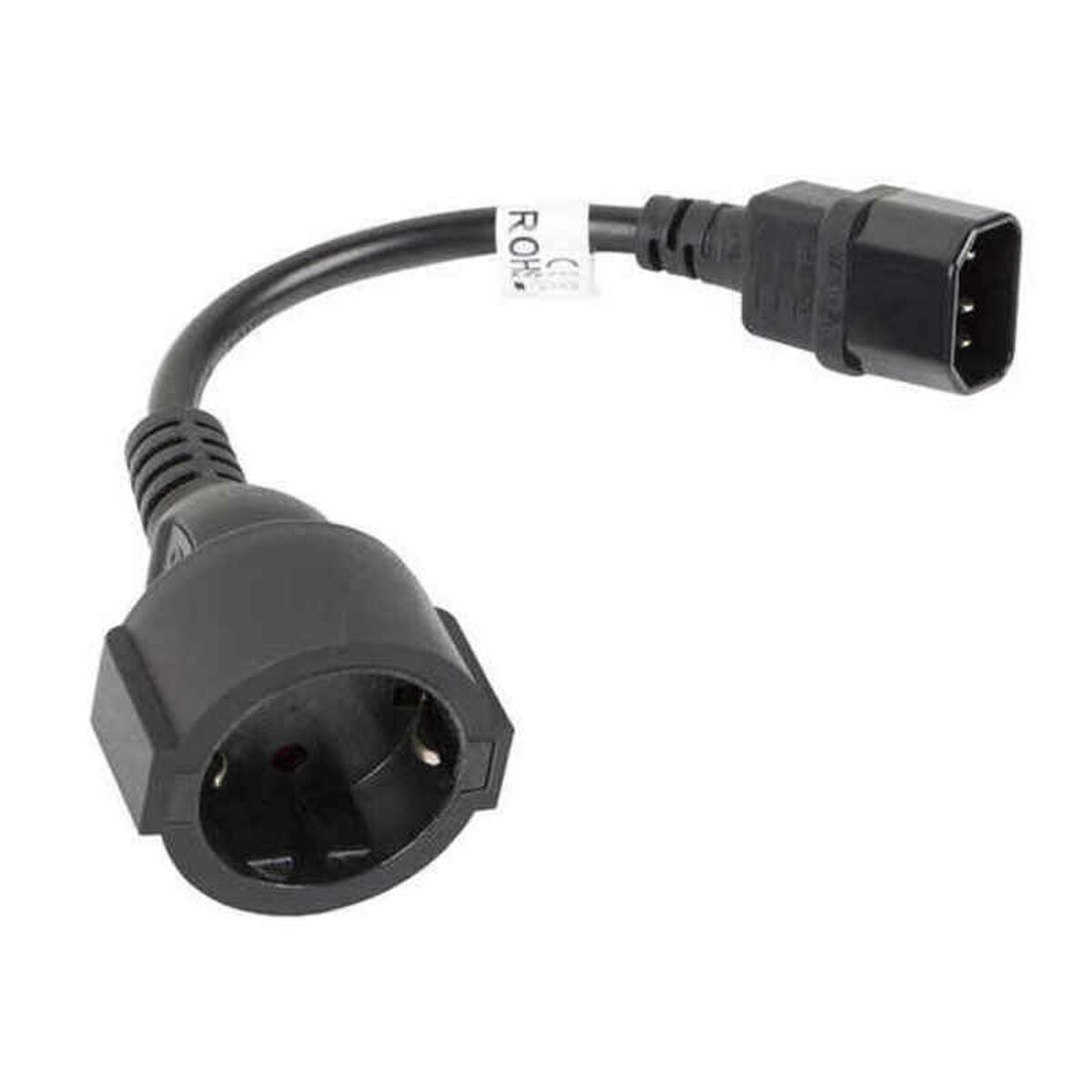 "Power Cord Lanberg C14/SCHUKO CEE7 Black"_1