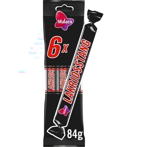<div>Malaco Lakritskaramellstång 6-pack 84g</div>_0