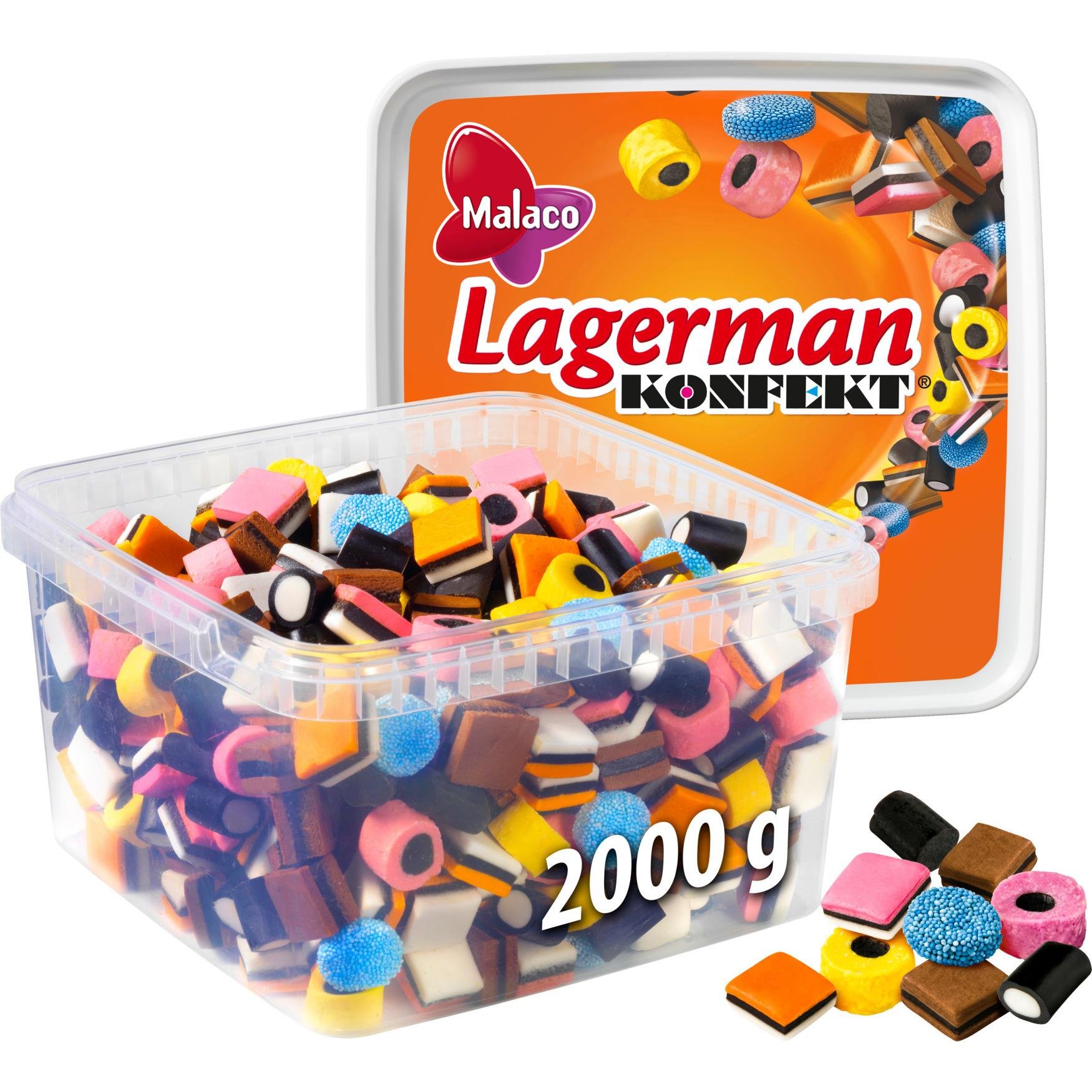Malaco Lagerman Confectionery Bucket Tin 2kg_0