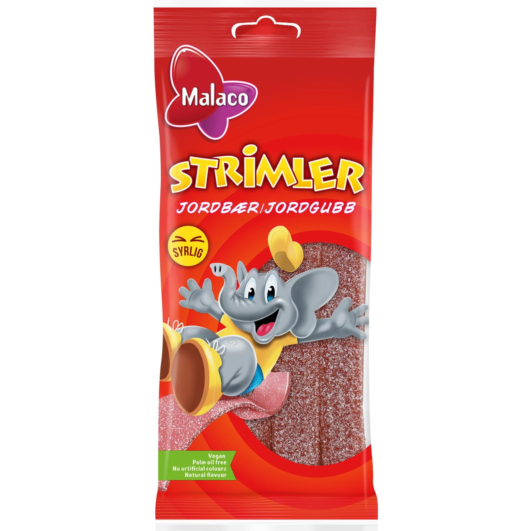 Malaco Strawberry Shredder 80g_0
