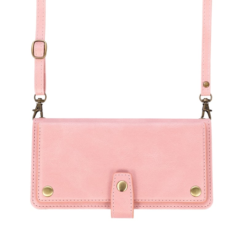 Phone Case For Samsung Galaxy S24 S23 S22 S21 S20 Plus Ultra A32 Note 20 10 S25 Ultra Handbag Purse Wallet Case with Adjustable Neck Strap with Removable Cross Body Strap with Wrist Strap Solid