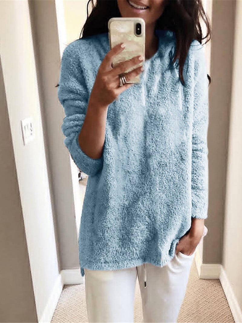 Women's Pullover Sweater Jumper Stylish Casual Soft Solid Color Chunky Turtleneck Oversized Long Sleeve Regular Tops Knit Daily Going out Weekend Black White Fall Winter