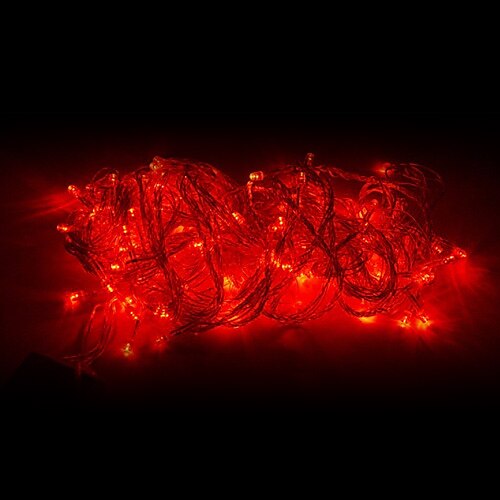 10m 33ft 100 LED String Lights Red Indoor Outdoor Christmas Tree Wedding Party Bedroom Wall Halloween Decoration