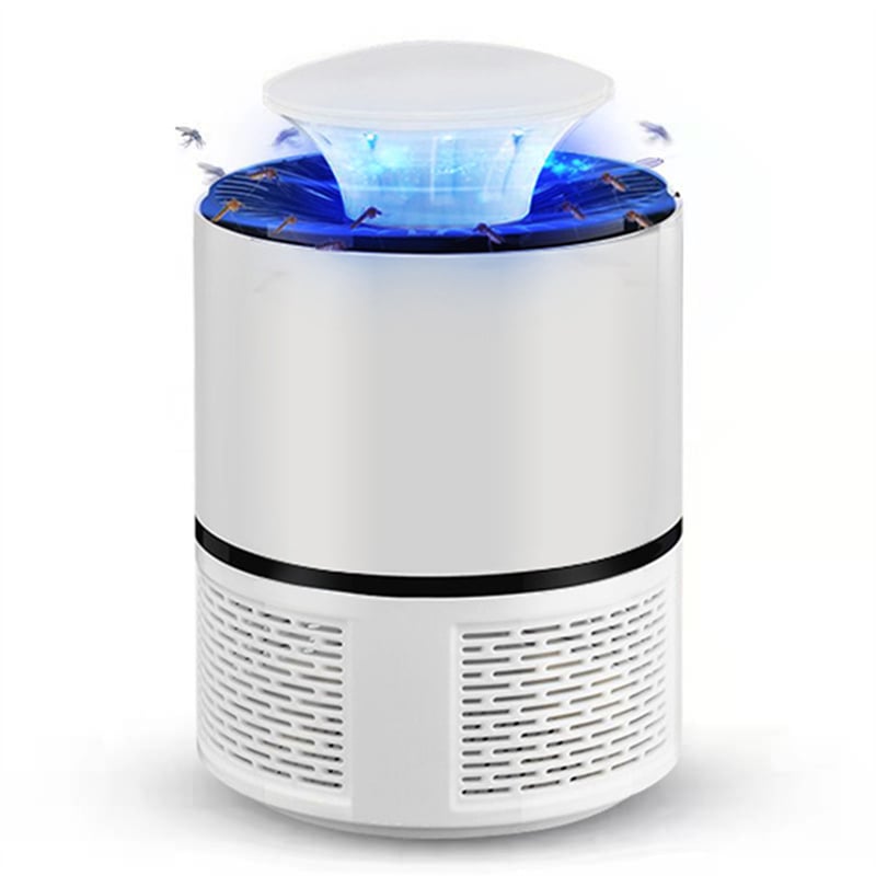 Automatic Indoor Insect Trap - UV Black Light & Fan Mosquito, Fruit Fly & Gnat Killer with USB Rechargeable