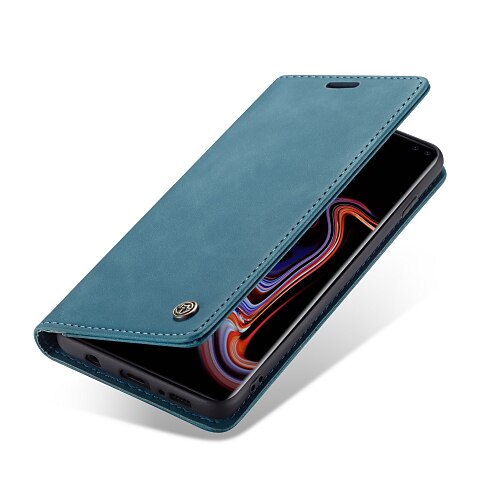 Phone Case For Samsung Galaxy S23 S22 S21 S20 Plus Ultra A54 S10 A53 A52 A42 A13 5G Wallet Case with Stand Holder Magnetic Flip Shockproof Solid Colored PU Leather