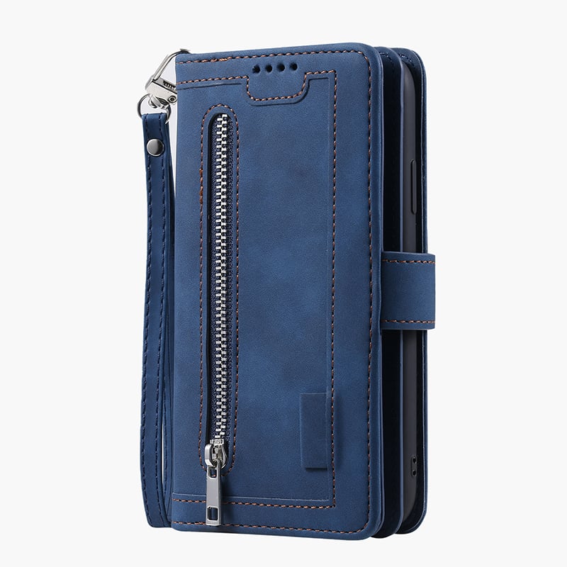 Phone Case For Samsung Galaxy S24 S23 S22 S21 S20 Plus Ultra A54 A34 A14 A73 A53 A33 A72 S10 A71 A52 A51 S25 Ultra Full Body Case Wallet Case with Stand Holder Bling Zipper Retro Glitter Shine PU