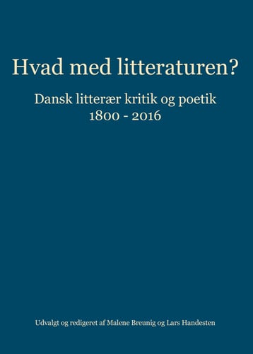 Hvad med litteraturen?