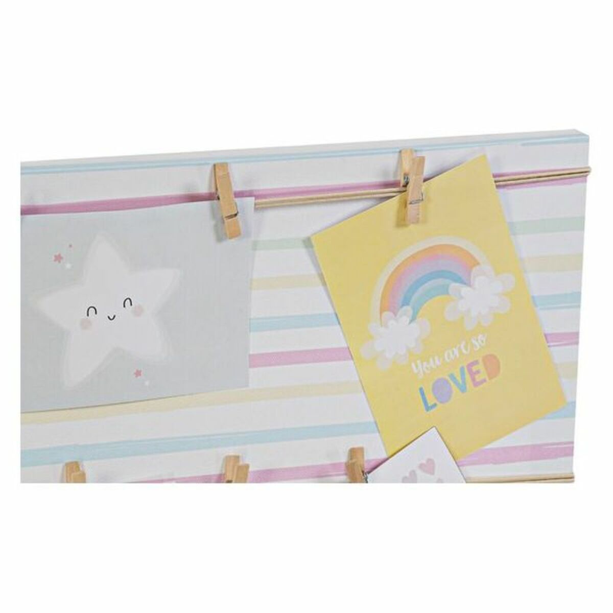 Photo frame DKD Home Decor Sunshine Canvas (50 x 2 x 50 cm)_5