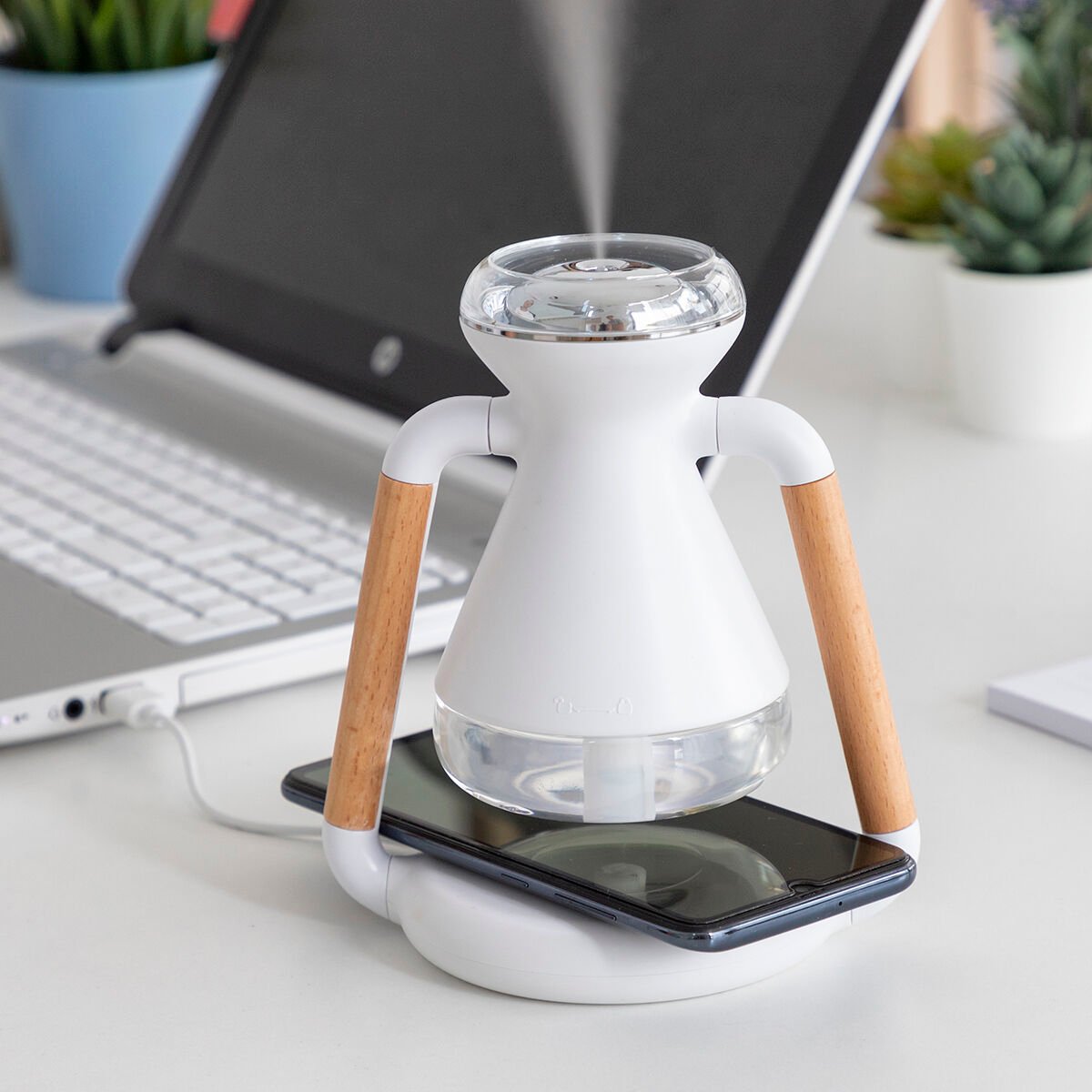 3-in-1 Wireless Charger, Aroma Diffuser and Humidifier Misvolt InnovaGoods_30