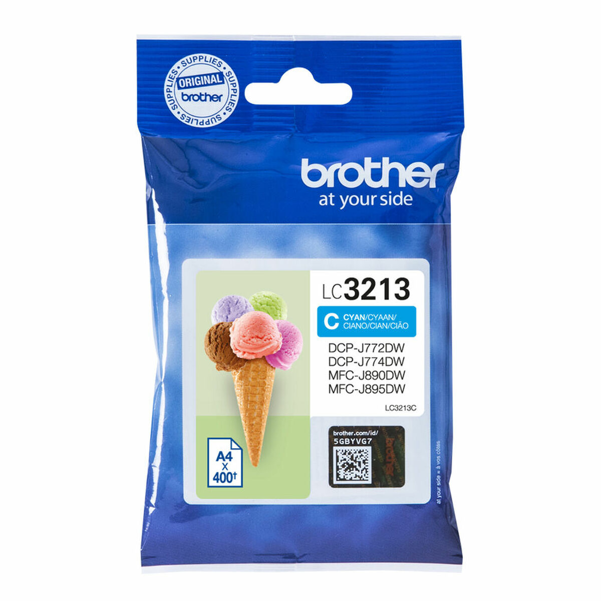 Original Ink Cartridge Brother LC3213C Cyan_1
