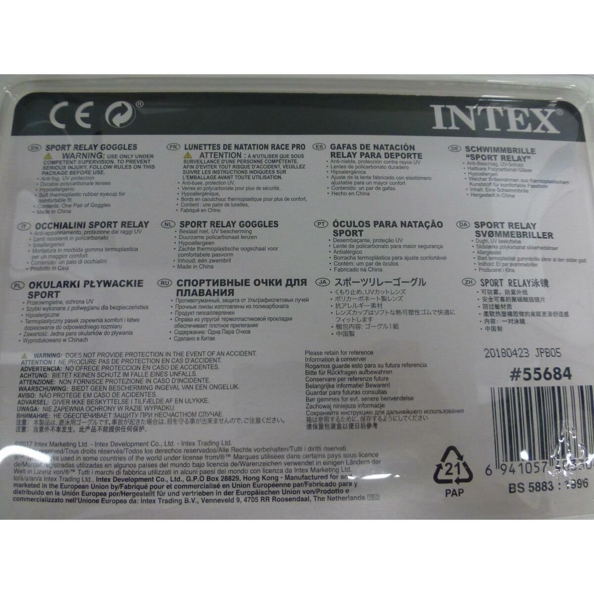 Svømmebriller til Børn Sport Intex_17