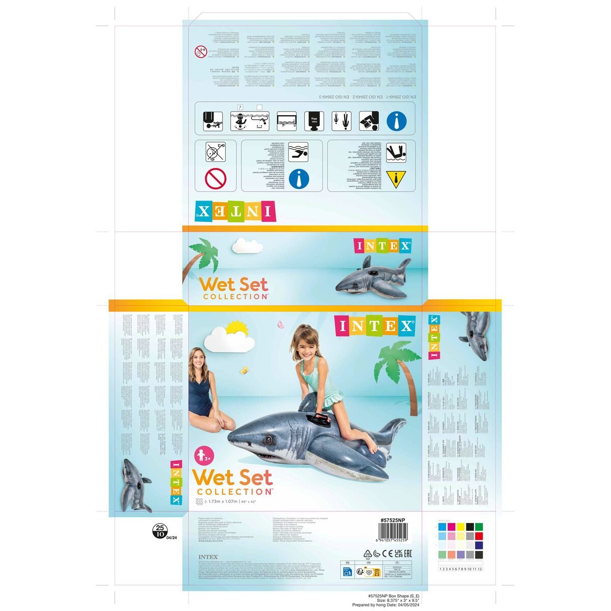 Inflatable pool figure Intex (173 x 107 cm)_7