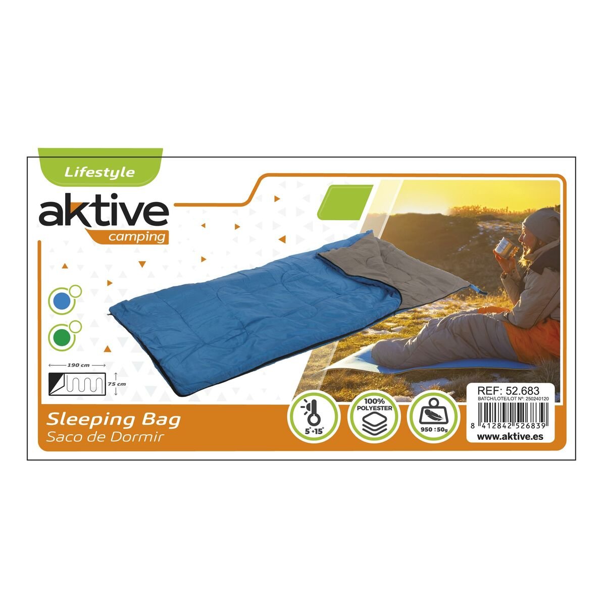 Sleeping Bag Polyester (190 X 75 cm)_7