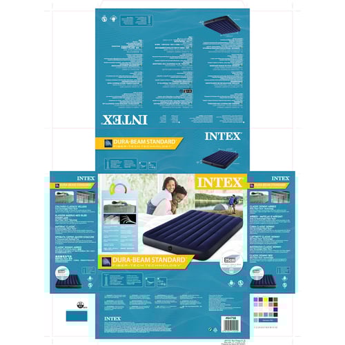 "Luftmadrass Intex Dura-Beam Classic Downy (191 x 137 x 25 cm)"_3